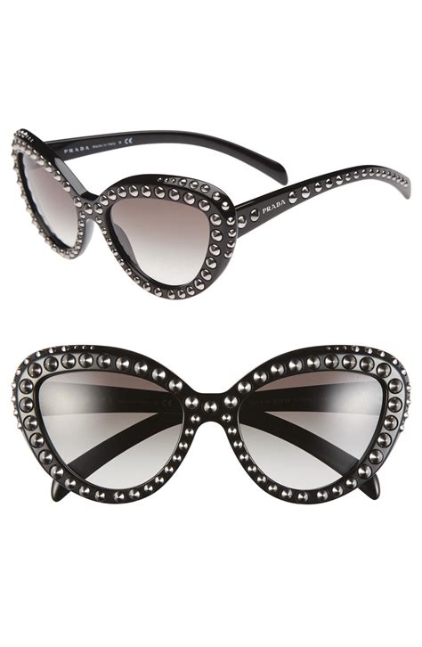 cat eye prada glasses|prada cat eye studded sunglasses.